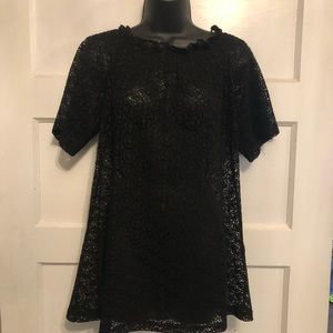 Joy Joy black top/coverup. NWT
